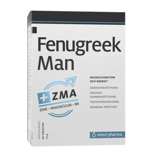 Elexir Pharma Fenugreek Man 60 tabletter