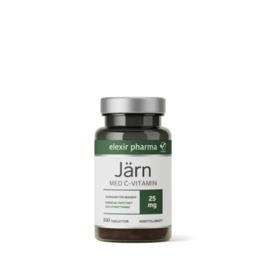 Elexir Pharma Järn med C-Vitamin 100 tabletter