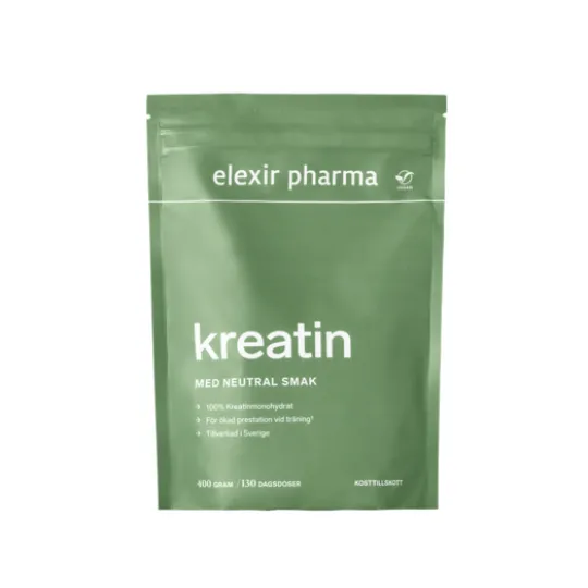 Elexir Pharma Kreatin Naturell 400 g