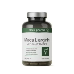 Elexir Pharma Maca med L-arginin 180 kapslar