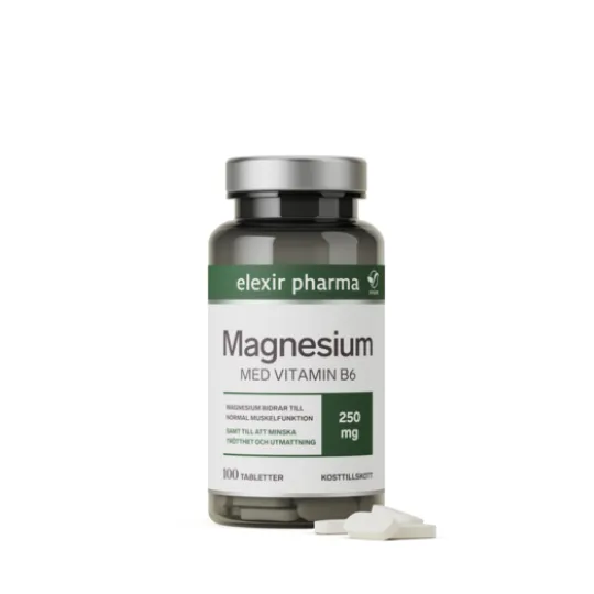 Elexir Pharma Magnesium 250 mg 100 tabletter
