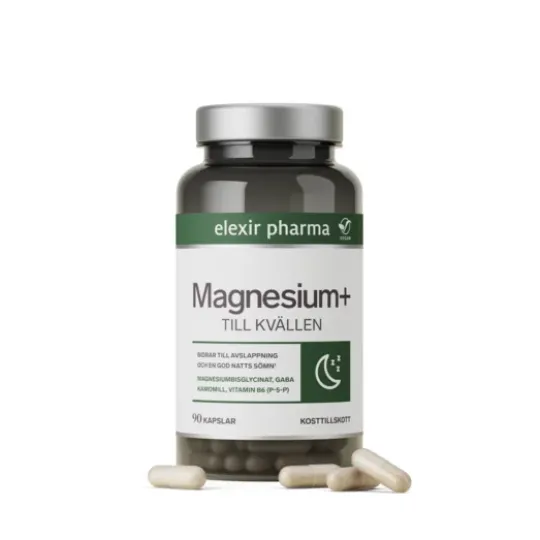 Elexir Pharma Magnesium+ Till kvällen 90 kapslar