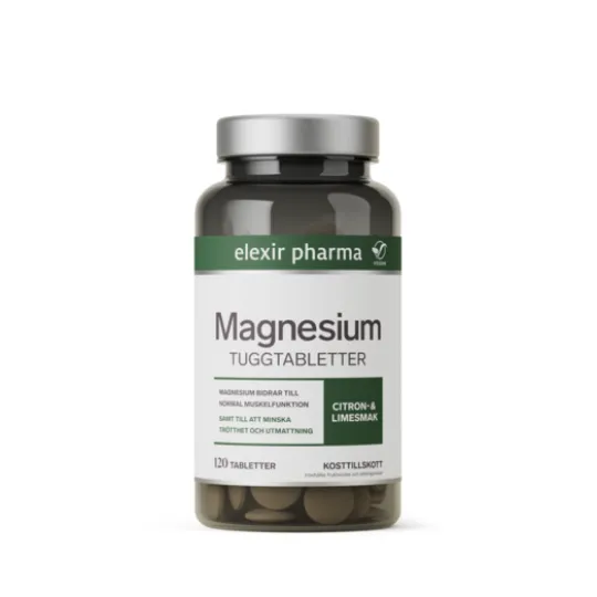 Elexir Pharma Magnesium 120 tuggtabletter