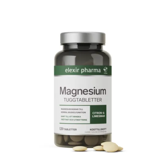 Elexir Pharma Magnesium 120 tuggtabletter