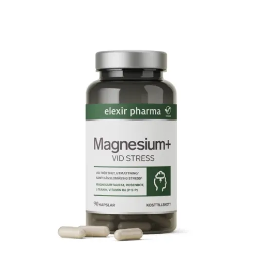 Elexir Pharma Magnesium+ Vid stress 90 kapslar