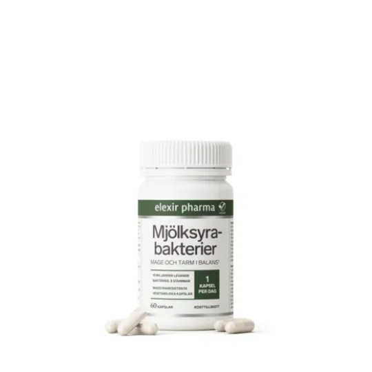 Elexir Pharma Mjölksyrabakterier 60 kapslar