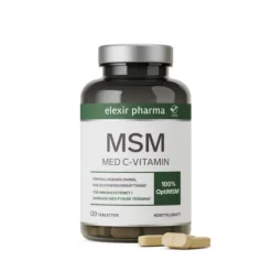 Elexir Pharma MSM med C-vitamin 120 tabletter