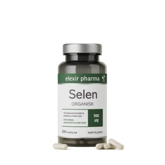 Elexir Pharma Organisk Selen Komplex 100 kapslar
