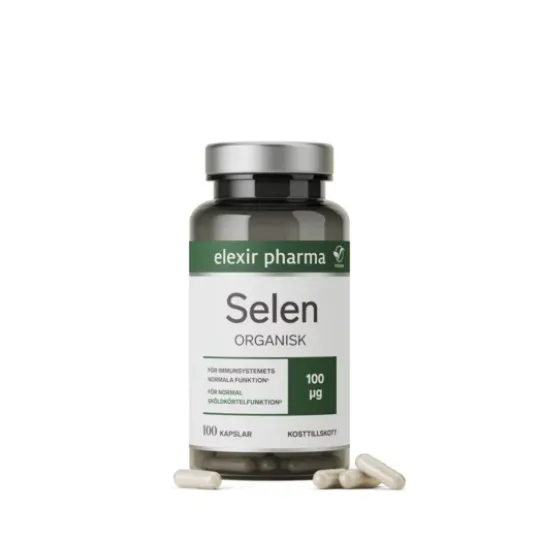 Elexir Pharma Organisk Selen Komplex 100 kapslar