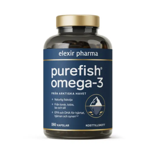 Elexir Pharma Purefish 180 kapslar