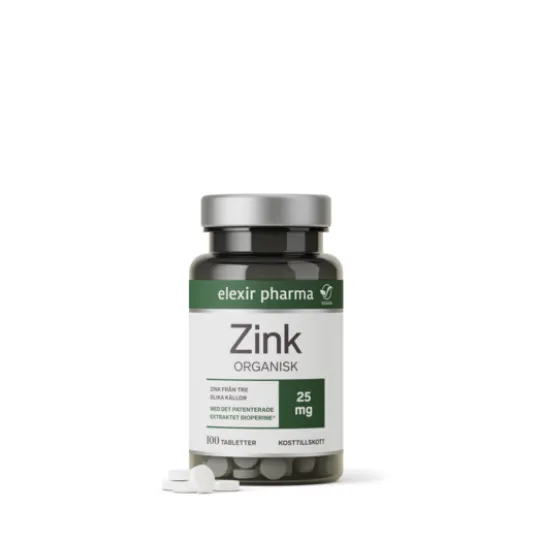 Elexir Pharma Zink 25 mg 100 tabletter