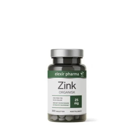 Elexir Pharma Zink 25 mg 100 tabletter