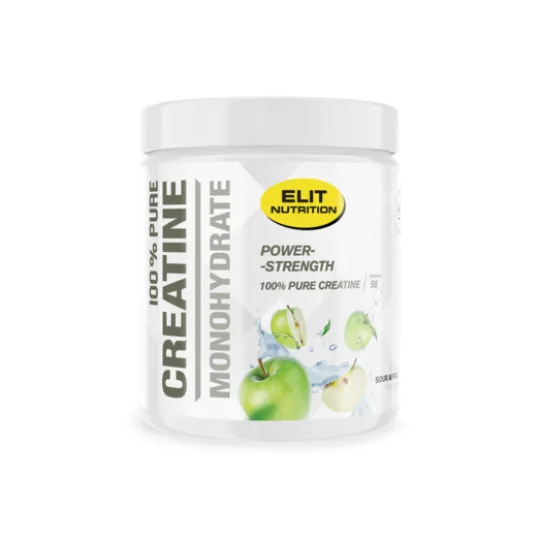 Elit Nutrition 100% Pure Kreatin Monohydrat Sour Apple 300 g