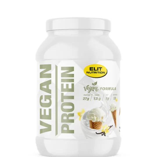 Elit Nutrition Vegan Protein Laktosfri Proteinpulver Vanilj 750 g