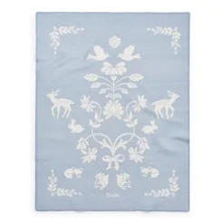 Elodie Jacquard Filt Blueberry Blue