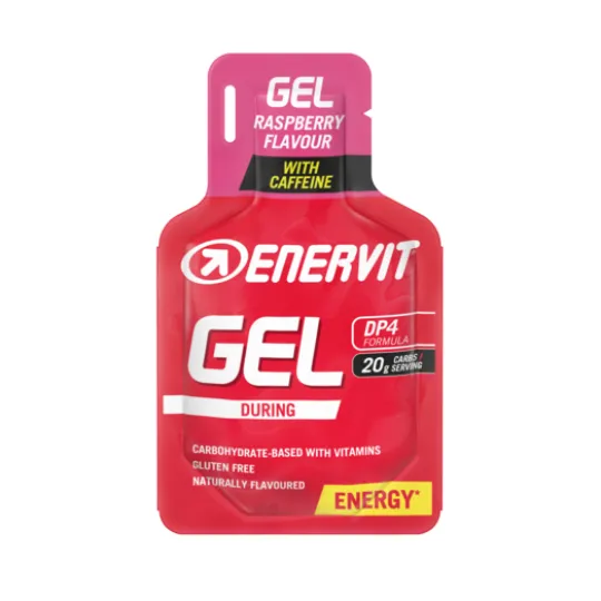 Enervit Sport Gel Koffein Hallon 25 ml