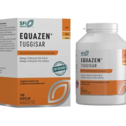 Equazen Eye Q Tuggisar jordgubbssmak 180 kapslar