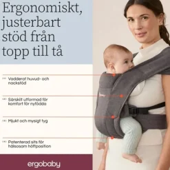 Ergobaby Embrace Bärsele Pure Black