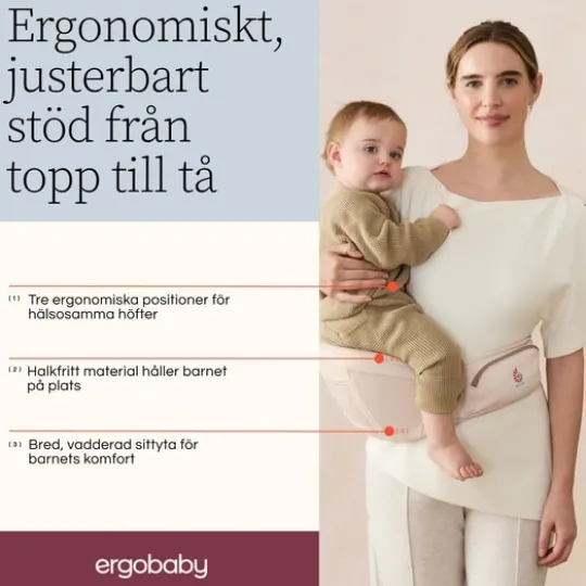 Ergobaby Lift Höftsits Onyx Black