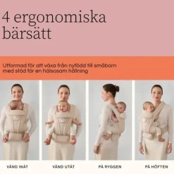 Ergobaby Omni Deluxe Mesh Bärsele Onyx Black