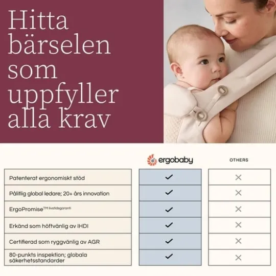 Ergobaby Upsie Höftsele Natural Beige