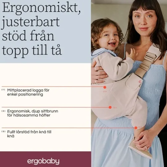 Ergobaby Upsie Höftsele Onyx Black