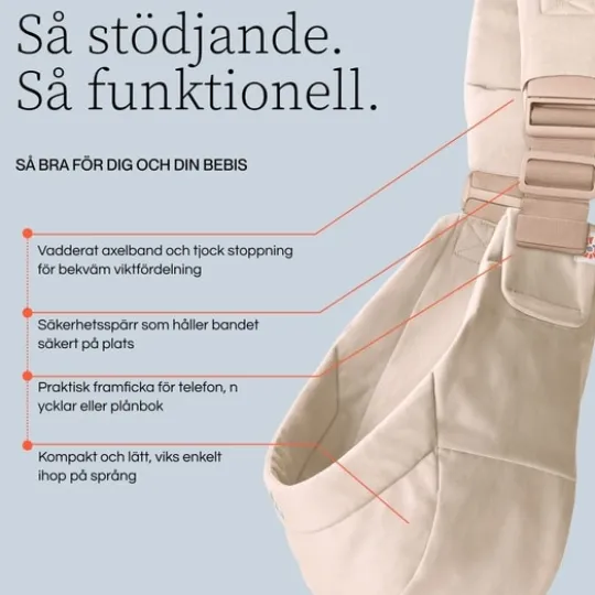 Ergobaby Upsie Höftsele Onyx Black