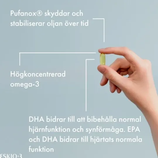 ESKIO-3 High Concentrated Omega-3 120 kapslar