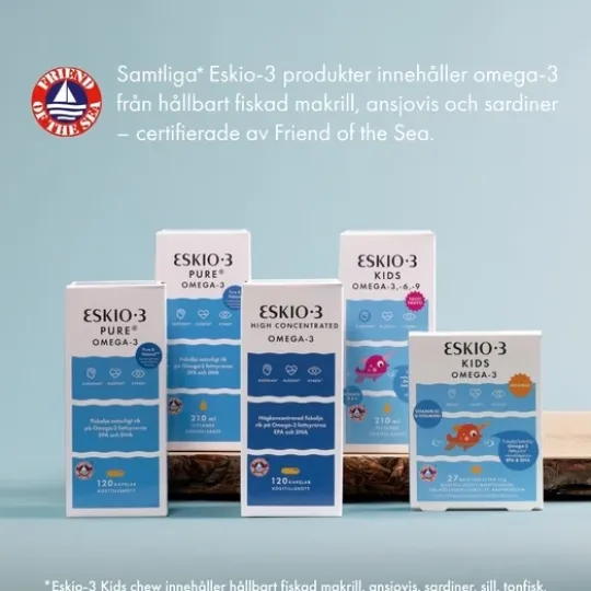 ESKIO-3 High Concentrated Omega-3 120 kapslar