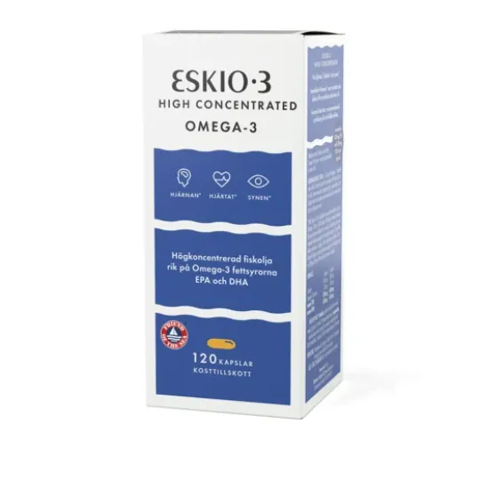 ESKIO-3 High Concentrated Omega-3 120 kapslar