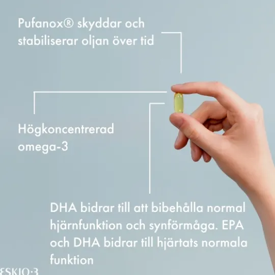 ESKIO-3 High Concentrated Omega-3 120 kapslar