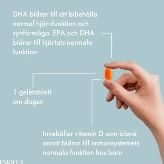 ESKIO-3 Kids Omega-3 Chewable 27 tuggtabletter