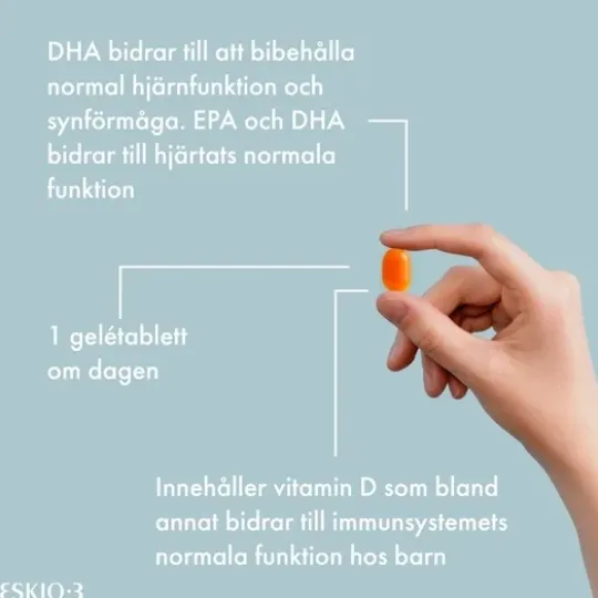 ESKIO-3 Kids Omega-3 Chewable 27 tuggtabletter