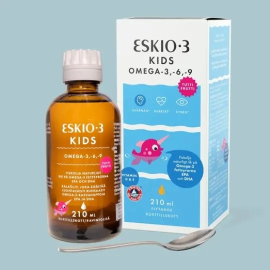 ESKIO-3 Kids Omega-3,-6,-9 Flytande 210 ml