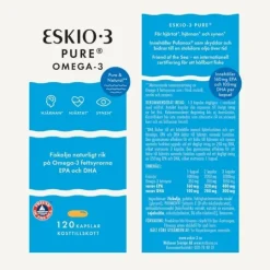 ESKIO-3 Pure Omega-3 120 kapslar