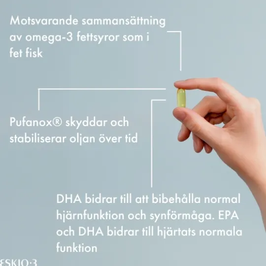 ESKIO-3 Pure Omega-3 120 kapslar