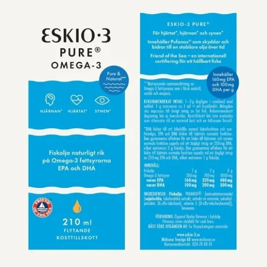 ESKIO-3 Pure Omega-3 210 ml