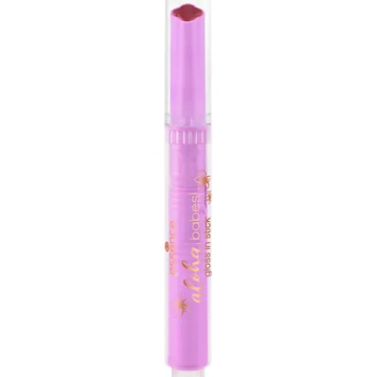 essence Aloha, Babes! Gloss in Stick 01 Sunny Bliss, Flower Kiss 1,6 g