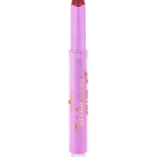 essence Aloha, Babes! Gloss in Stick 01 Sunny Bliss, Flower Kiss 1,6 g