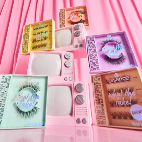 essence What the Fake! False Lashes 06 Natural Cluster Black 20 st