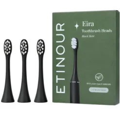 Etinour Eira Toothbrush Heads Black Slate 3 st
