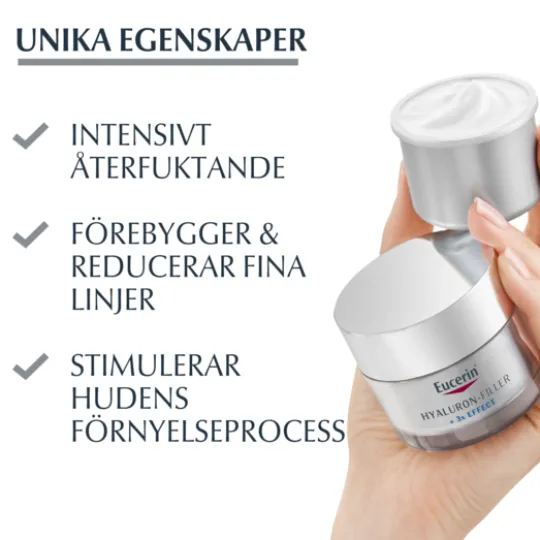 Eucerin Hyaluron-Filler + 3x Effect Day Dry Skin SPF15 Refill 50 ml