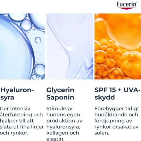 Eucerin Hyaluron-Filler + 3x Effect Day Care Dry Skin SPF15 50 ml