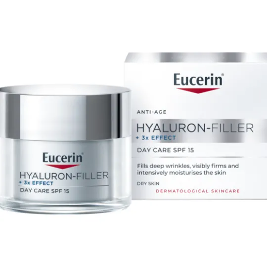 Eucerin Hyaluron-Filler + 3x Effect Day Care Dry Skin SPF15 50 ml