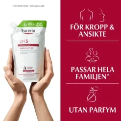 Eucerin Ph5 Washlotion Oparfymerad Refill 400ml