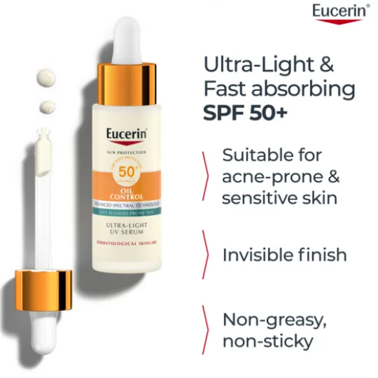 Eucerin Sun Oil Control Daily UV Serum SPF50+ 30 ml