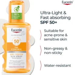 Eucerin Sun Spray Transparent SPF50+ 200 ml