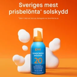 EVY Solskyddsmousse SPF20 150 ml