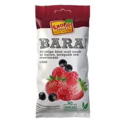 Exotic Snacks BARA Jordgubb, Hallon, Svartvinbär 55 g