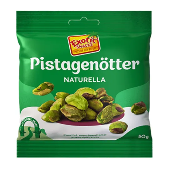 Exotic Snacks Skalade Pistagenötter Naturella 50 g